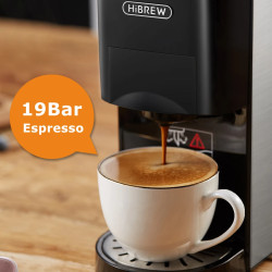 HIBREW 5-in-1 Kaffee- und Espressomaschine – Heiße und kalte Getränke